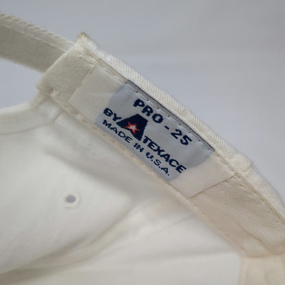 Texace Baseball Cap White Gray One Size Made in USA The Links Cayman Islands Hat