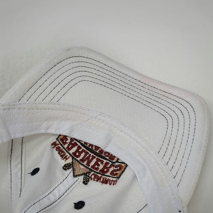 Jim Bryan Custom Caps White Baseball Cap One Size Farmers Elevator Strapback Hat