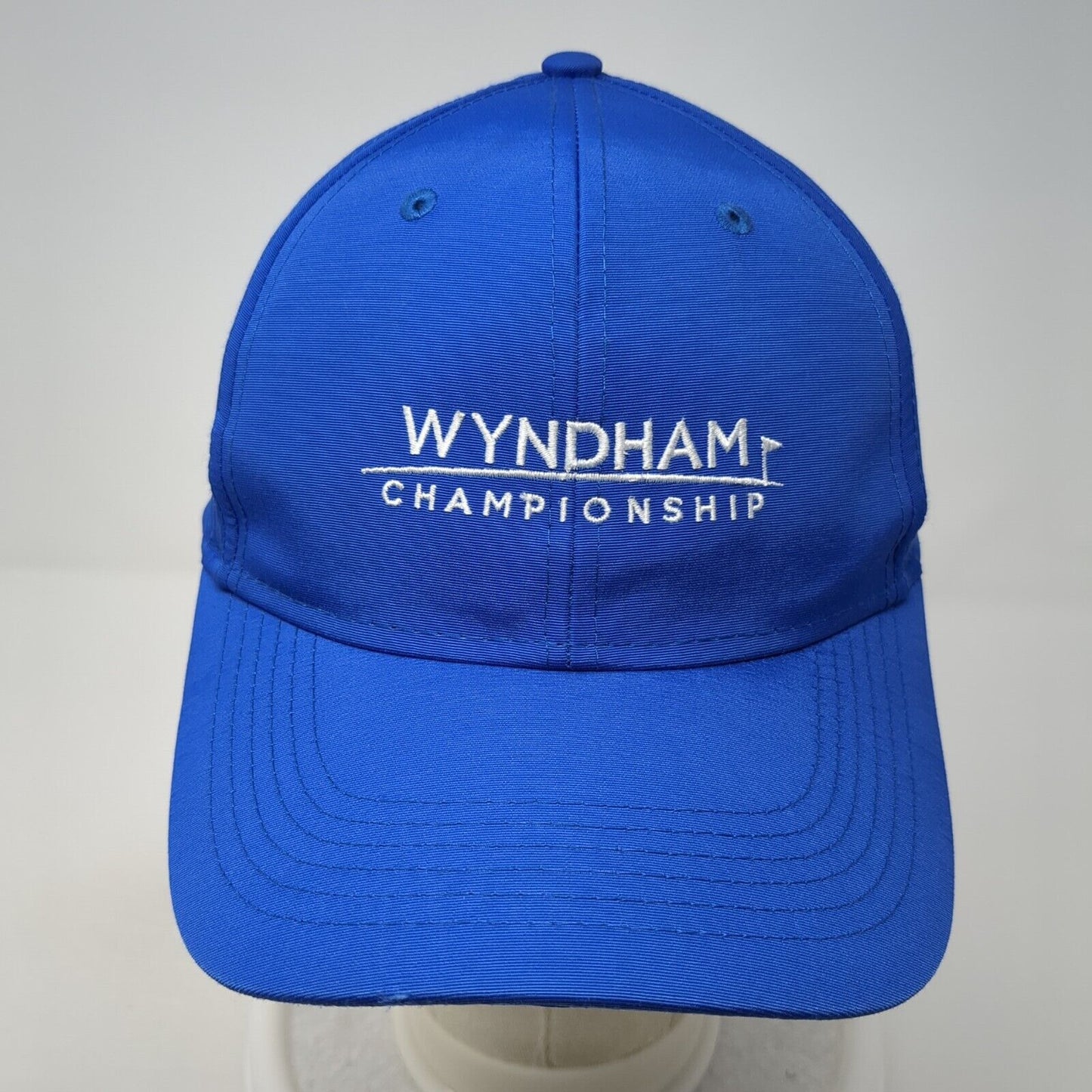 Wyndham Championship Strapback Baseball Cap Black One Size American Dry Goods