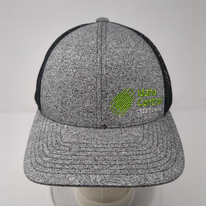 Idaho Central Credit Union Snapback Trucker Hat Gray M/L Mesh Back Richardson