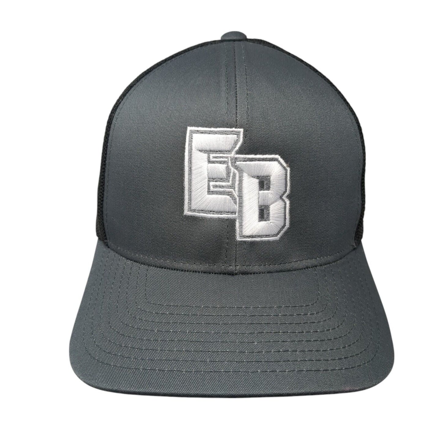 EB Snapback Mesh Back Trucker Hat Gray One Size Pacific Headwear
