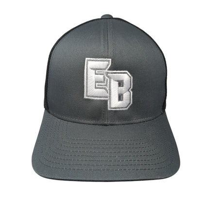EB Snapback Mesh Back Trucker Hat Gray One Size Pacific Headwear