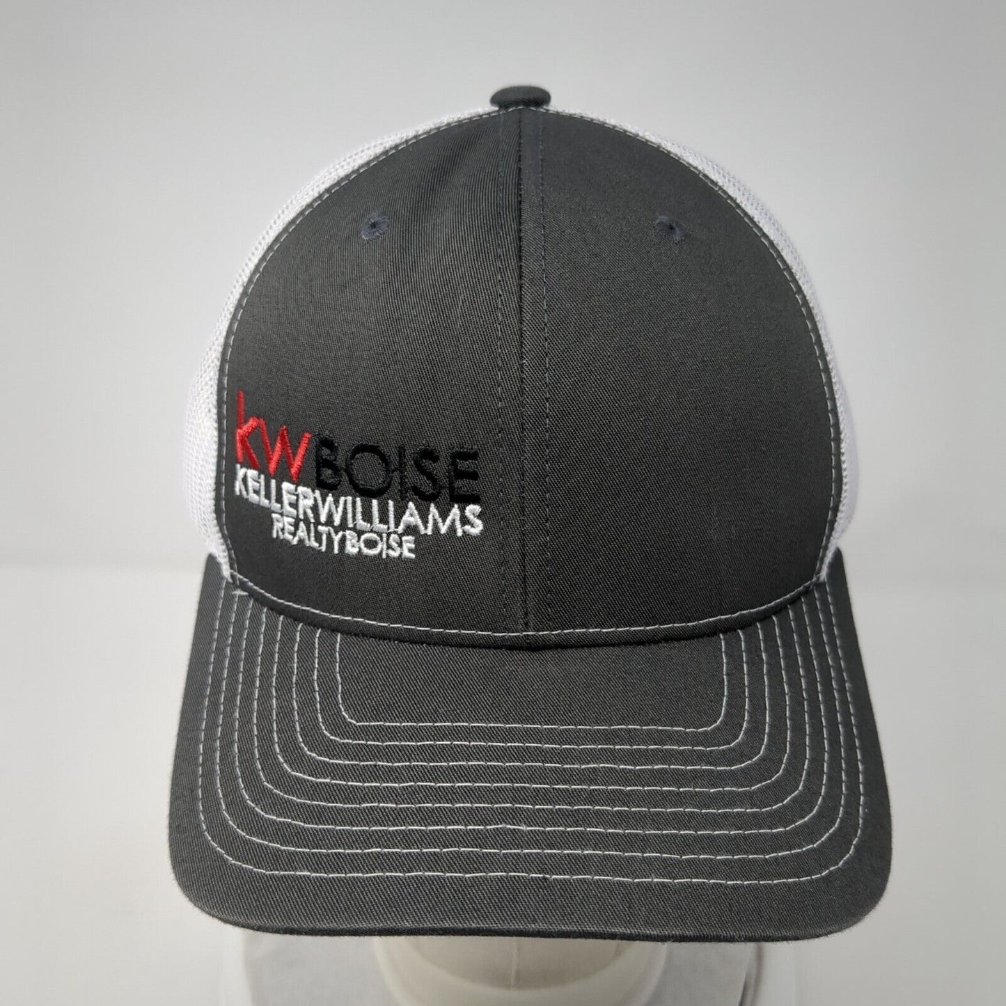 KW Boise Keller Williams Realty Boise Snapback Trucker Hat Gray OS Richardson