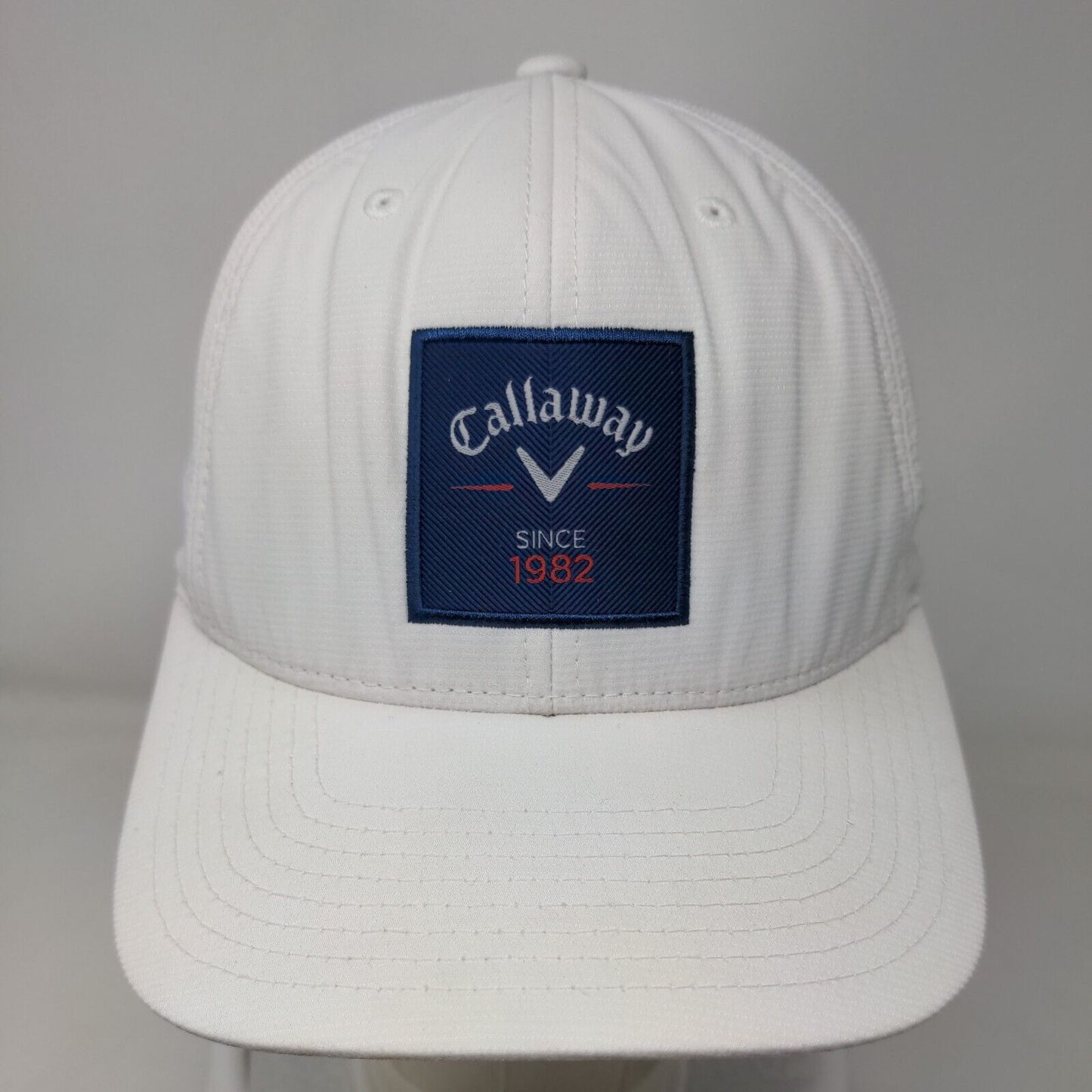 Callaway Since 1982 Snapback Hat White One Size Adjustable Embroidered Flexfit