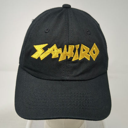 Baseball Cap Black One Size Yahiro Jagged Gold Embroidery 32 Anos Slideback Hat