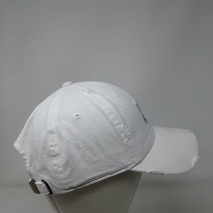 Highly Favored Slideback Hat White One Size Adjustable Embroidered KB ETHOS