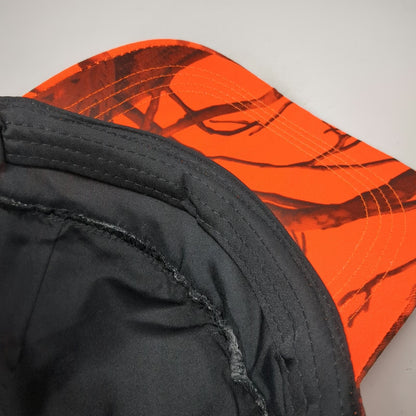 Orange Baseball Cap Camo Faux Hair One Size Novelty Hunting Visor Costume Hat