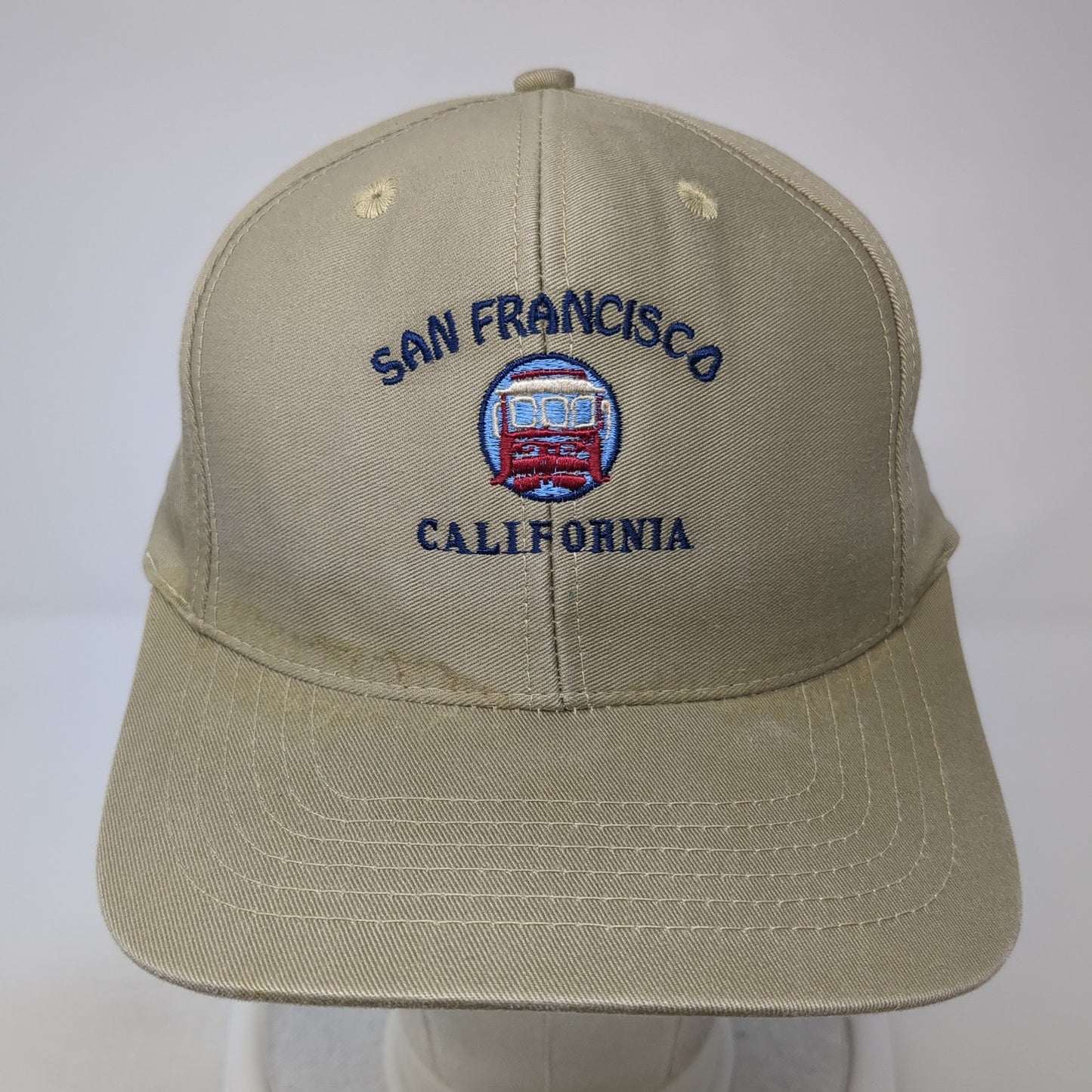San Francisco California Snapback Hat Brown One Size Solid Adjustable