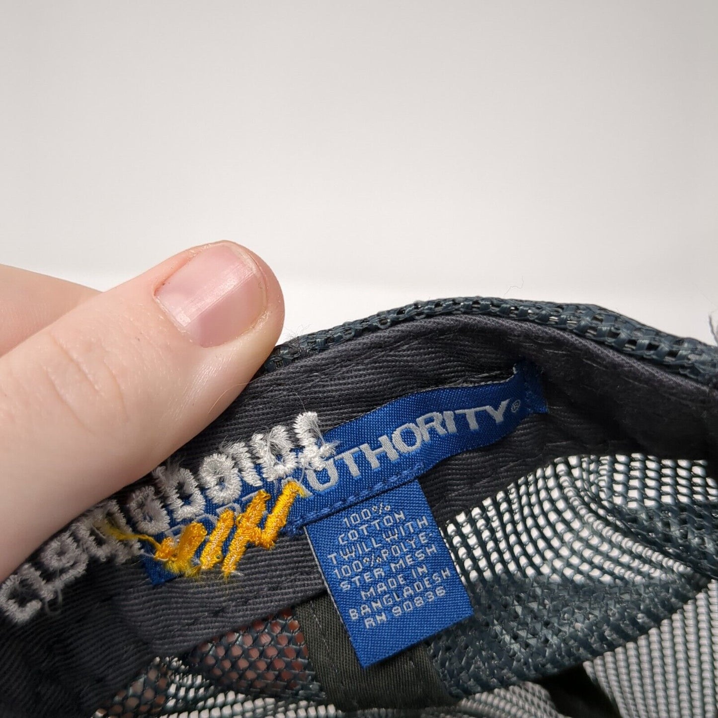 Cradlepoint Snapback Trucker Hat Gray OS Adjustable Mesh Back Port Authority