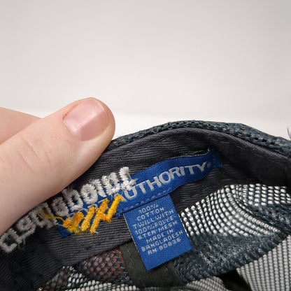 Cradlepoint Snapback Trucker Hat Gray OS Adjustable Mesh Back Port Authority