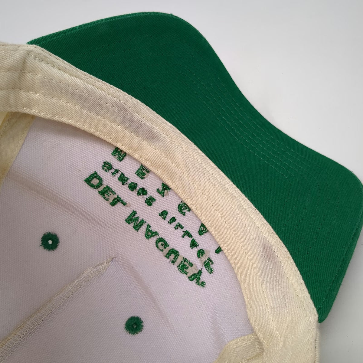 Del Maguey Single Village Mezcal 5 Panel Hat Beige Green One Size Slideback Cap