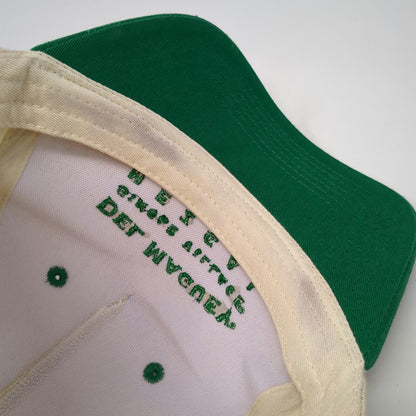Del Maguey Single Village Mezcal 5 Panel Hat Beige Green One Size Slideback Cap