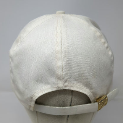 5 Panel White Boise River Festival 1991 Rope Slideback Made in USA Hat Vintage