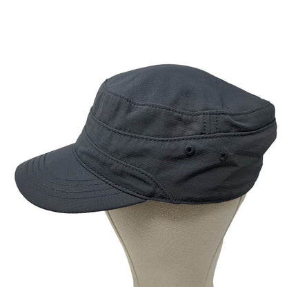 Unbranded Women's Slideback Cadet Cap Hat Gray Adjustable Blank