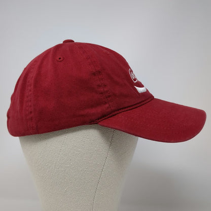 Coca-Cola Baseball Cap Red One Size Slideback Adjustable Embroidered Cotton Hat