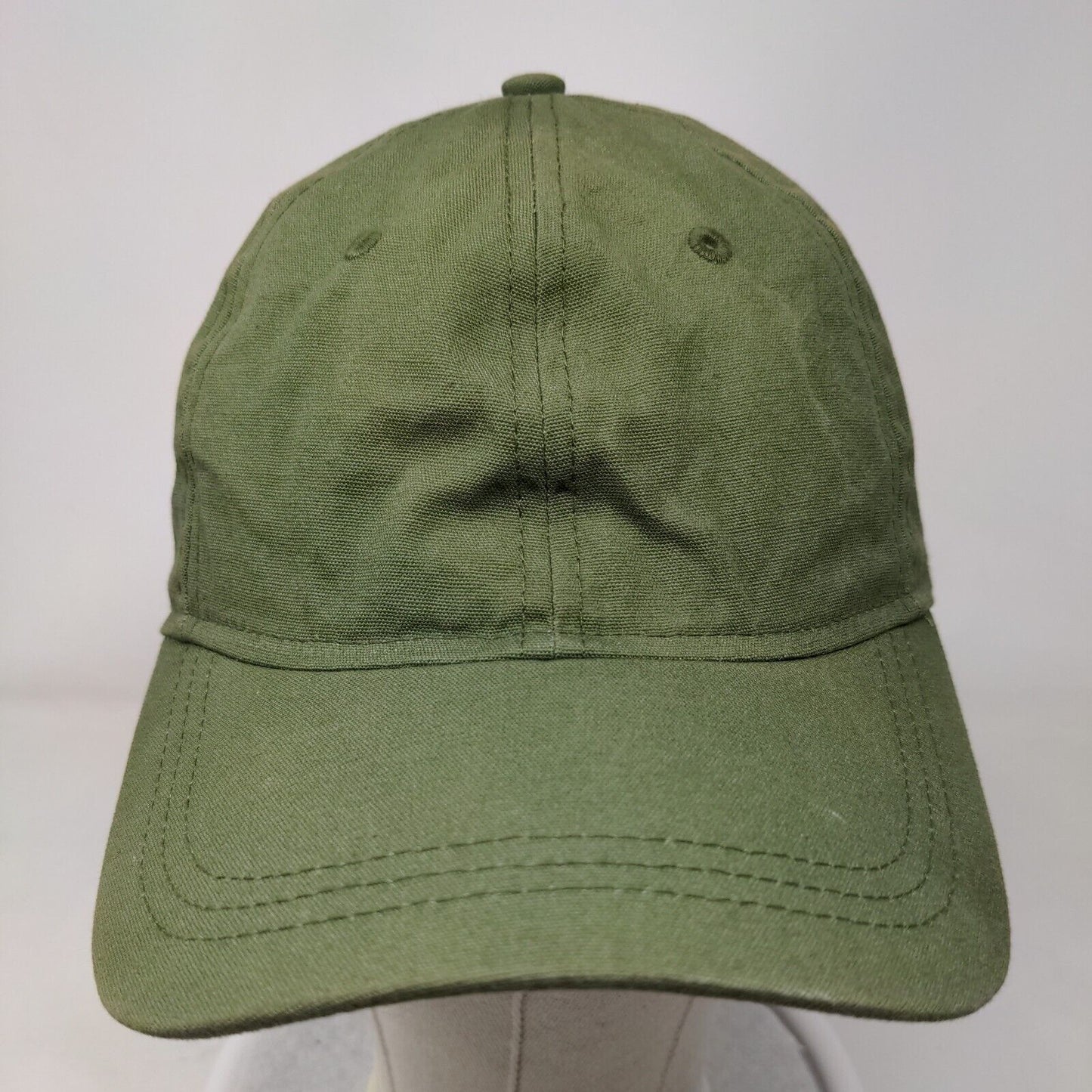 Universal Thread Slideback Hat Green One Size Adjustable 6 Panel Blank