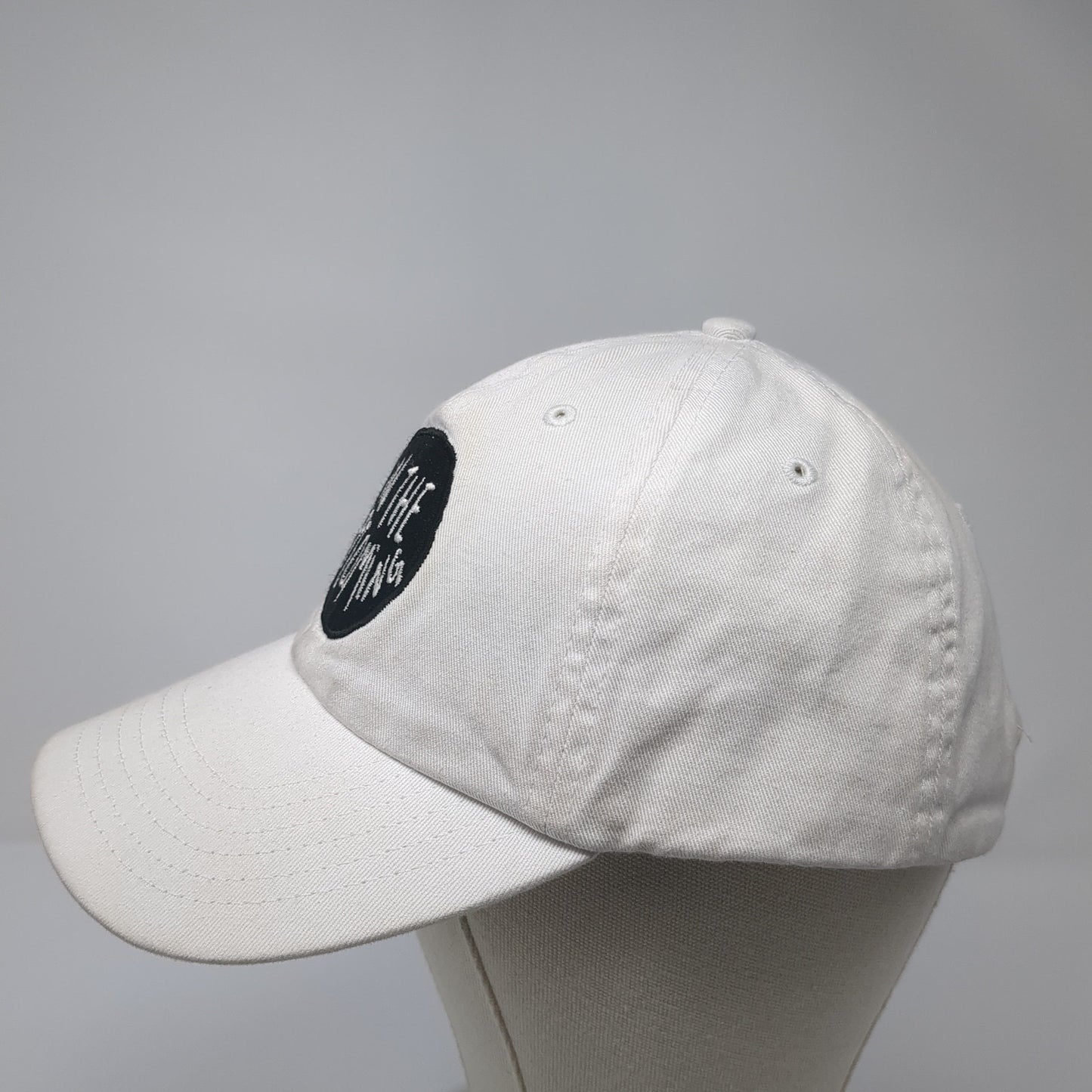 In The Upcoming Slideback Hat White One Size Adjustable Solid Outdoor