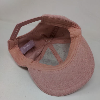 Dopo Dopo Girls Snapback Hat Pink 2-5 Years Adjustable Pompon Faux Fur Blank