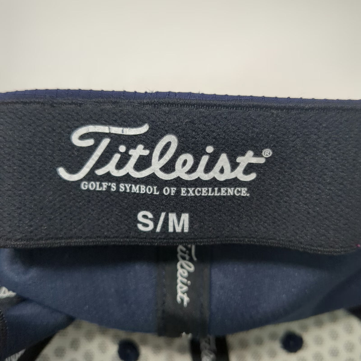 Titleist Baseball Cap Blue M Pro V1 FootJoy Golf Performance Script Logo Hat