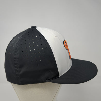 KC Force Fitted Hat Black Medium Embroidered Laser Cut Richardson
