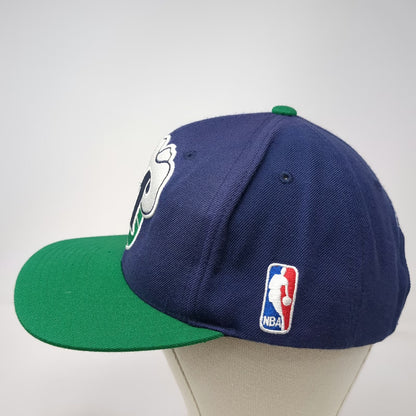 Dallas Mavericks NBA Mitchell & Ness Snapback Blue Green One Size Hat Cap Logo