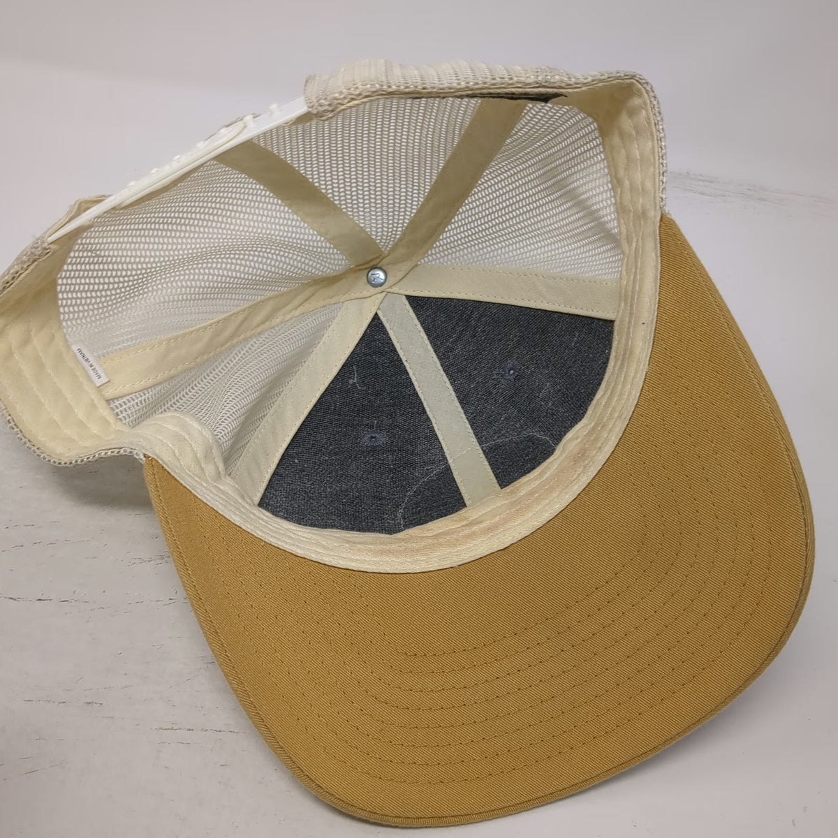 Richardson Trucker Hat Gray Yellow Payette Brewing Co Adventure Ready Snapback L