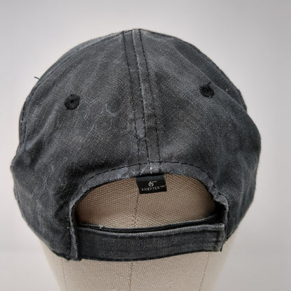 D&B Supply Strapback Hat Gray One Size USA Flag Kryptek Outdoor Cap