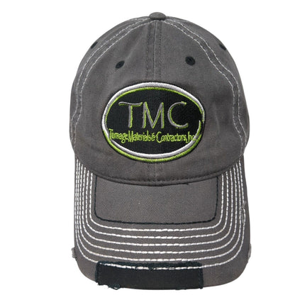 Turnage Materials & Contractors Inc Slideback Hat Gray One Size 6 Panel