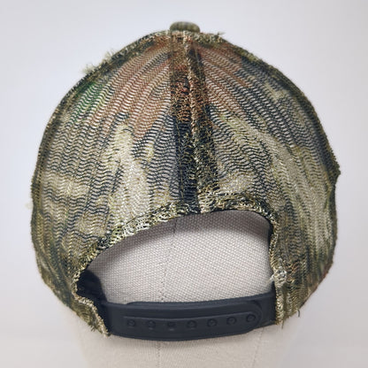 Signatures Strapback Trucker Hat Multicolor One Size Adjustable Camouflage