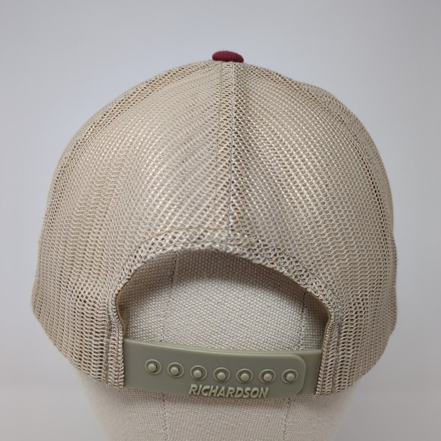 Spring Creek Brewing Company Snapback Trucker Hat Red One Size Mesh Back