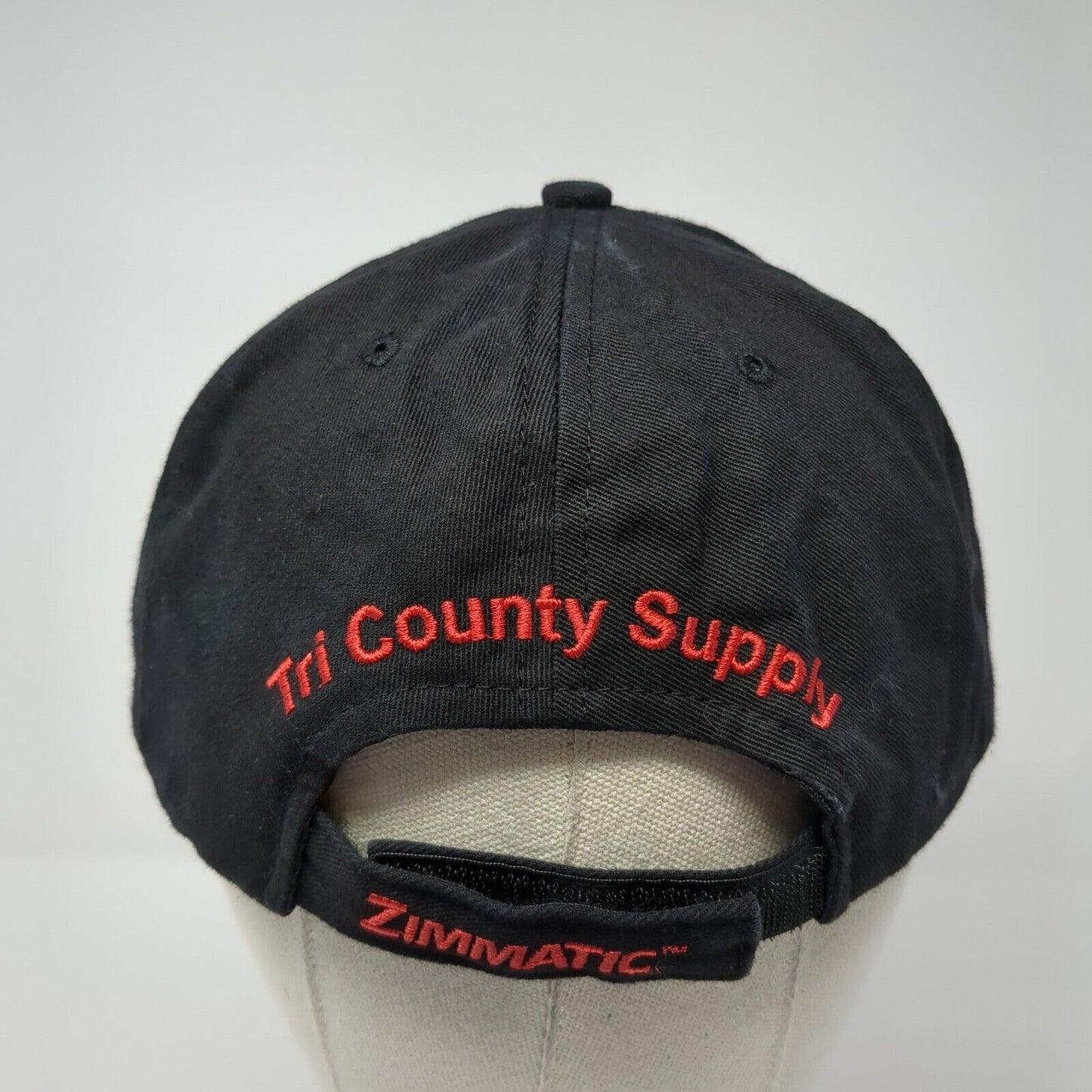 Mackay ID Strapback Hat Black One Size Tri County Supply Zimmatic