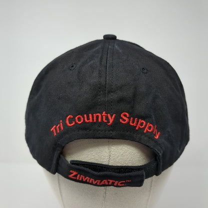 Mackay ID Strapback Hat Black One Size Tri County Supply Zimmatic