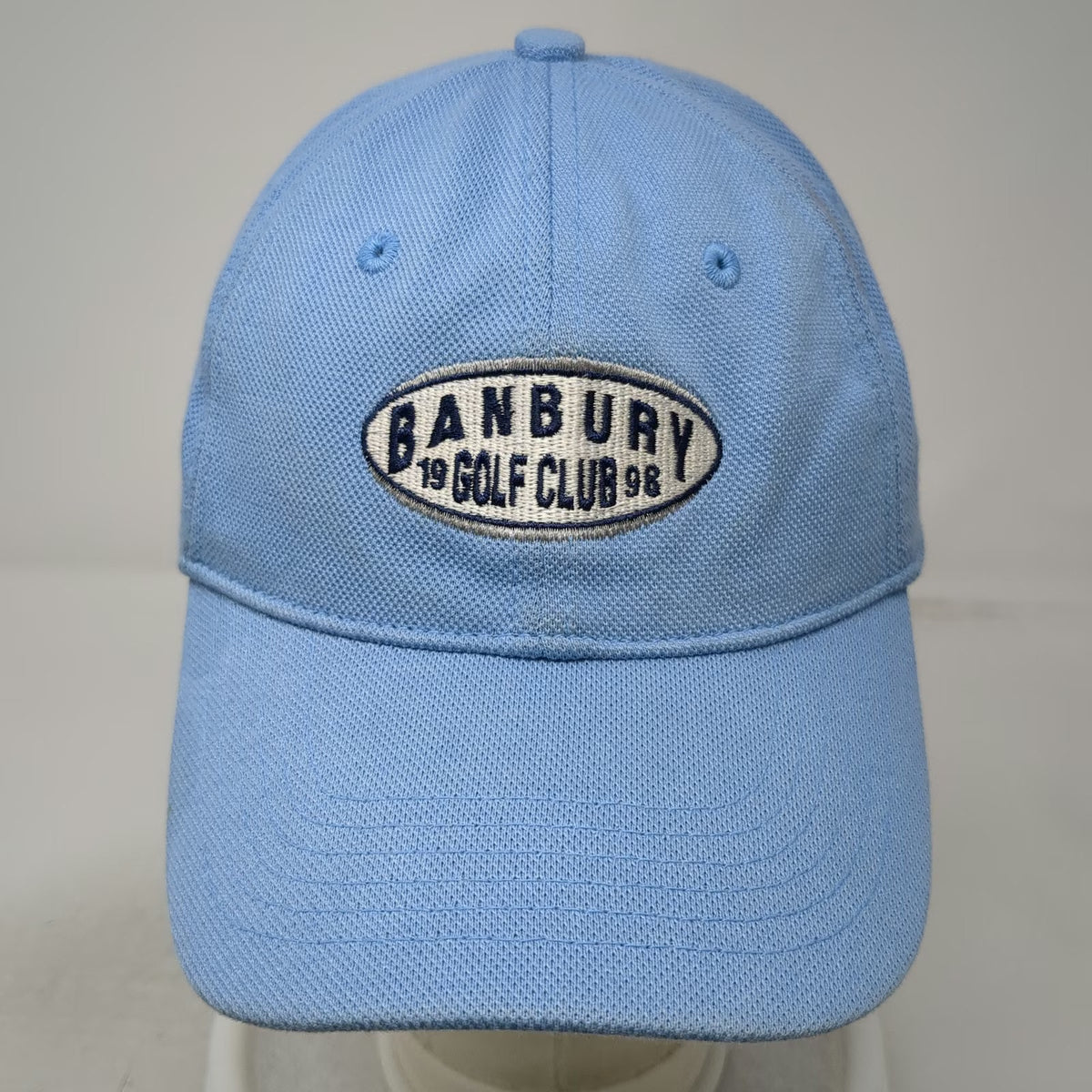 Page Tuttle Banbury Golf Club Hat Blue One Size Baseball Cap Slideback Strap