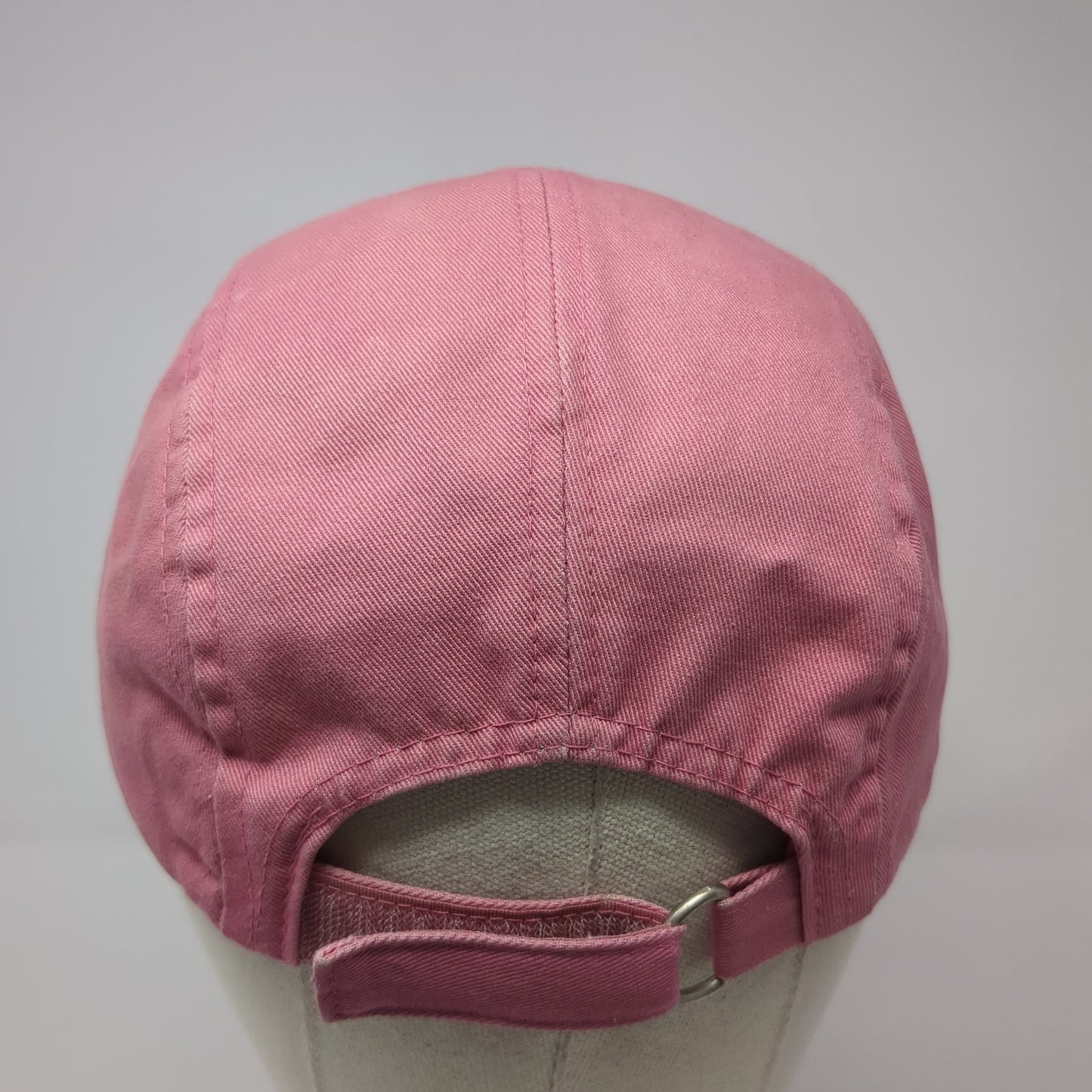 Love Sequin 5 Panel Cap Pink One Size Adjustable Strap Lightweight Faded Glory