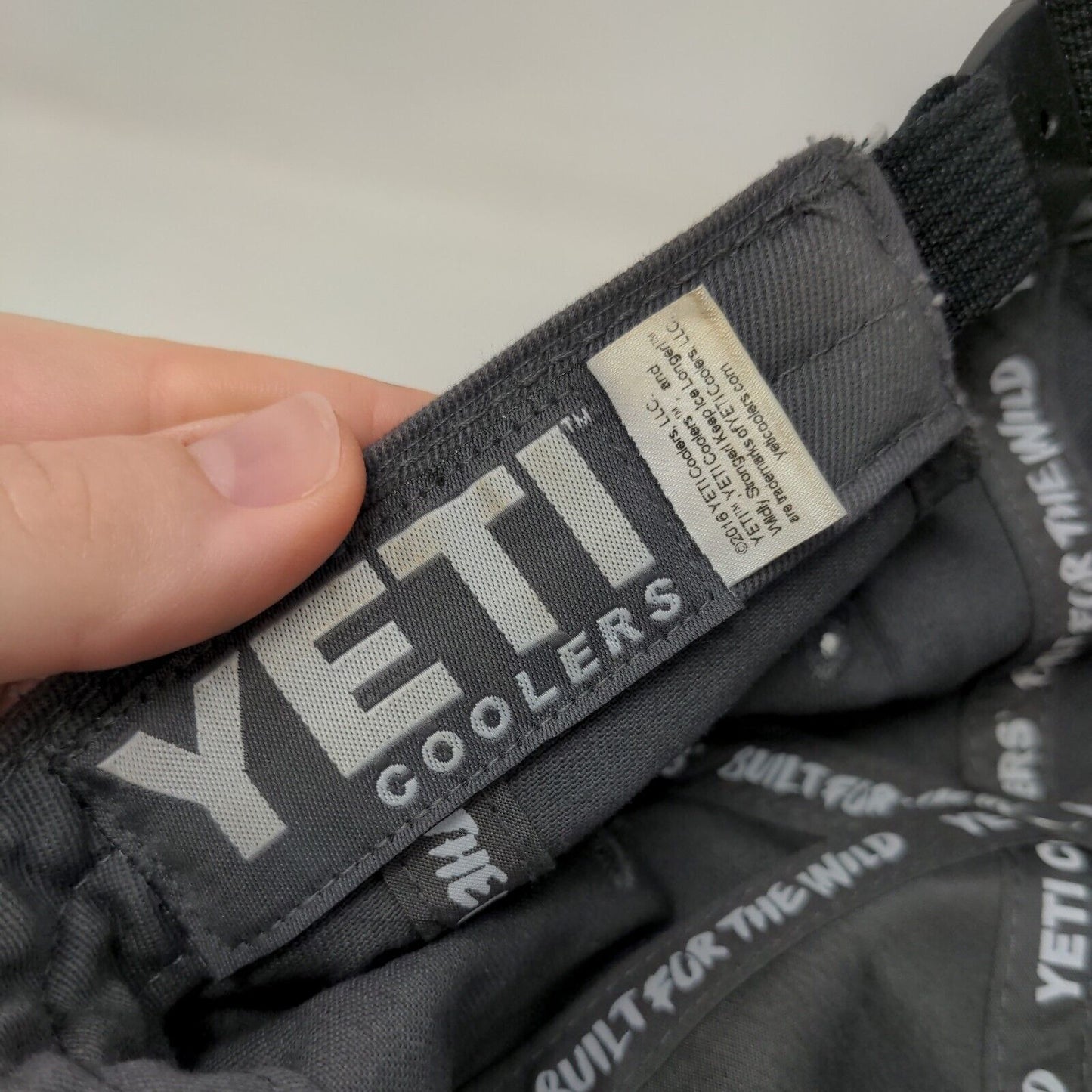 YETI Coolers Slideback Hat Gray One Size Embroidered Adjustable 6 Panel