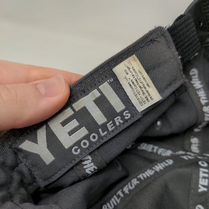 YETI Coolers Slideback Hat Gray One Size Embroidered Adjustable 6 Panel