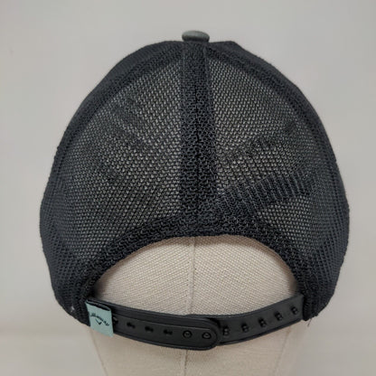 Topgolf Est. 2000 Snapback Mesh Back Trucker Hat Black One Size Callaway