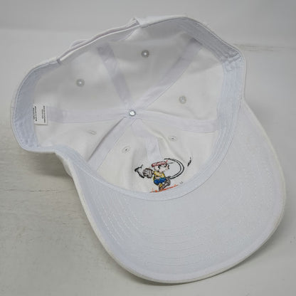 Peanuts Charlie Brown Own The Mound Baseball Cap White OS Strapback Pitcher