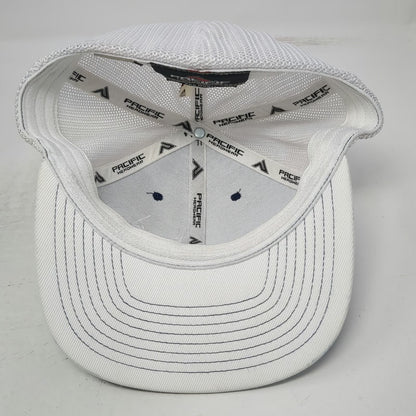 Pacific Headwear Blue Baseball Cap 7 3/8 Hat Roth Ag Construction Equipment Mesh