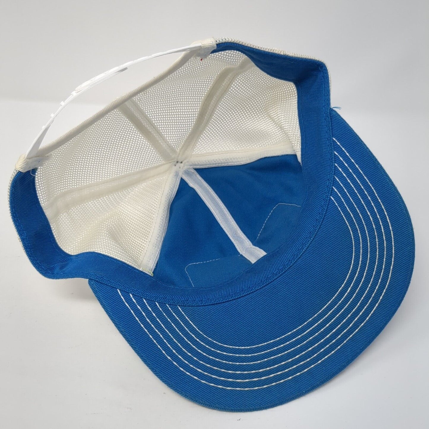 Farmland Metal Buildings Coop Snapback Trucker Hat Blue One Size 6 Panel