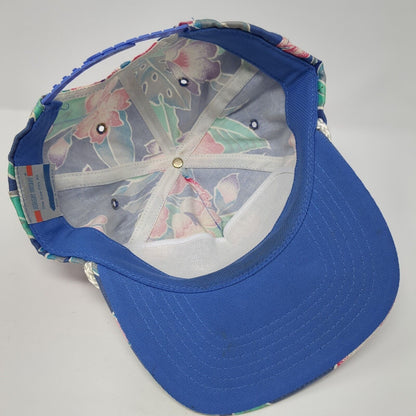 New Orleans Snapback Hat Multicolor OS Adjustable Floral Print Rope San Sun