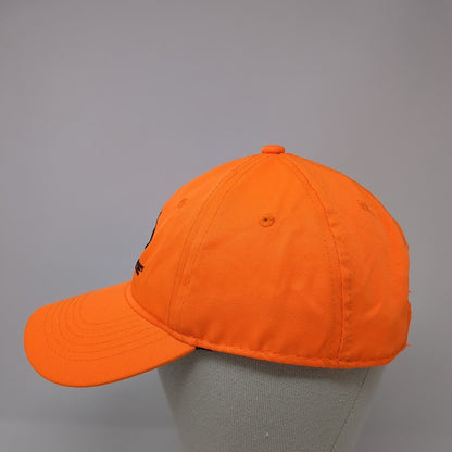 Realtree Logo Strapback Hat Orange One Size Adjustable Outdoor Cap