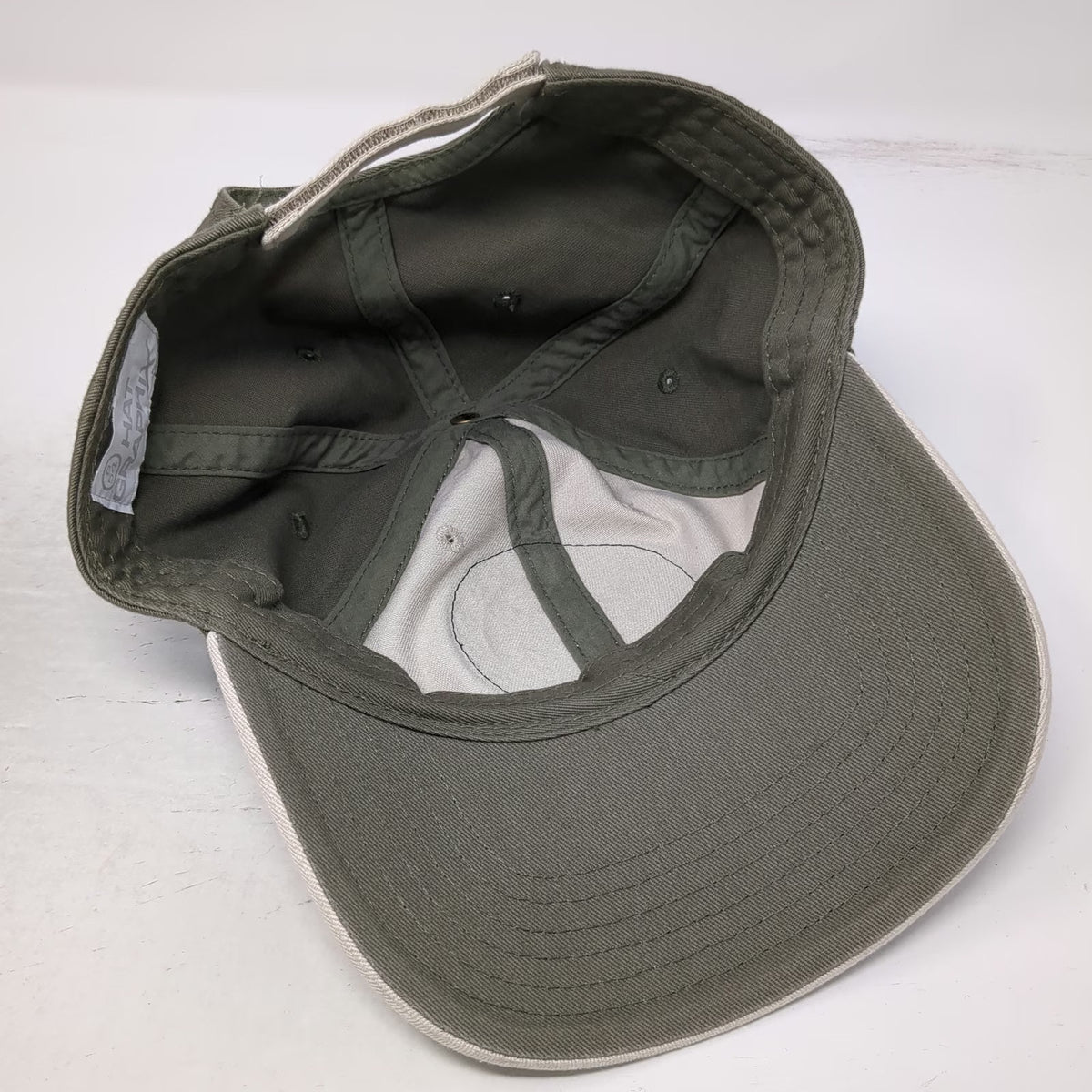 G-54 Hat Graphix Idaho Wildlife Moose Patch Gray Beige Baseball Cap One Size