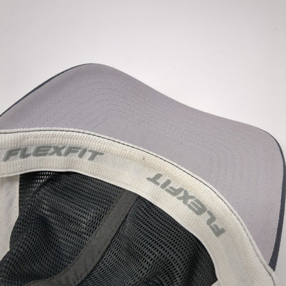 Betsy Ross Flag Fitted Mesh Back Trucker Hat Gray L-XL Flexfit Yupoong