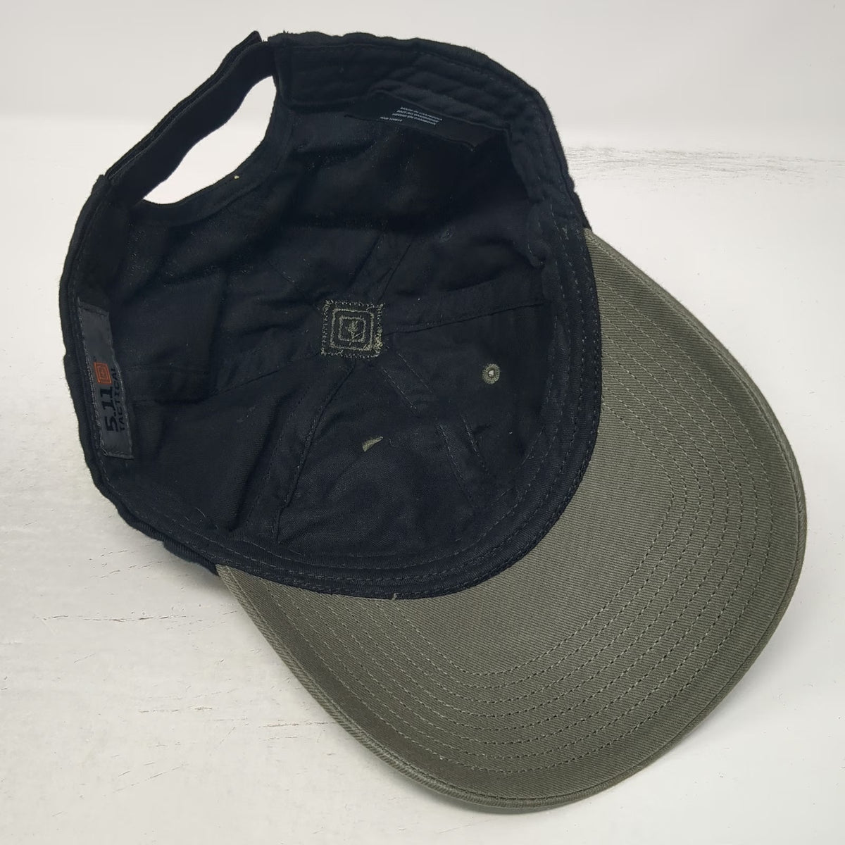 5.11 Tactical Baseball Cap Green One Size Strapback 2017 Shield Patch Logo Hat