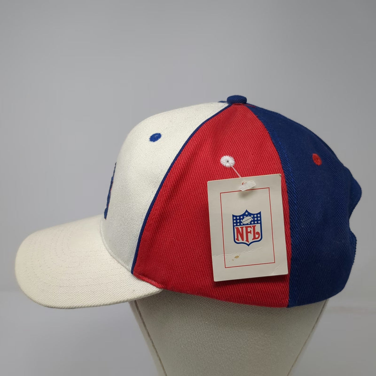 New York Giants NFL Baseball Cap White Red Blue One Size Strapback Logo Team Hat