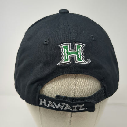 Hawaii Rainbow Warriors NCAA Happy Shirts Cap Black One Size Strapback Islands