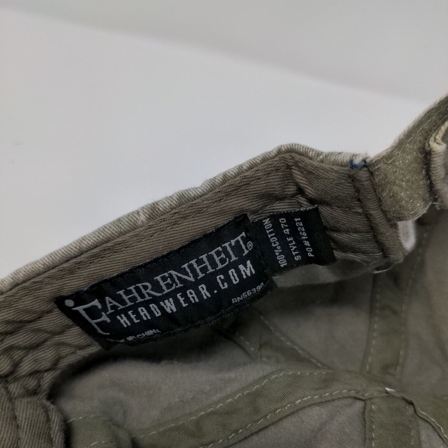 Santa Barbara CA Car Strapback Hat Tan One Size Embroidered Fahrenheit