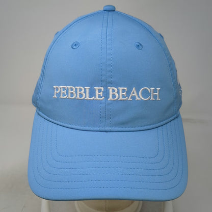 TaylorMade Baseball Cap Blue One Size Pebble Beach Golf Links Slideback Golf Hat