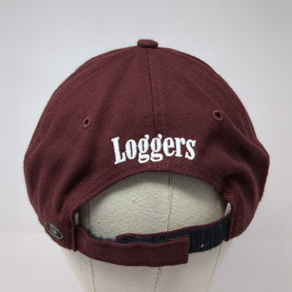 Puget Sound Volleyball Loggers Strapback Hat Red M/L Adjustable Richardson